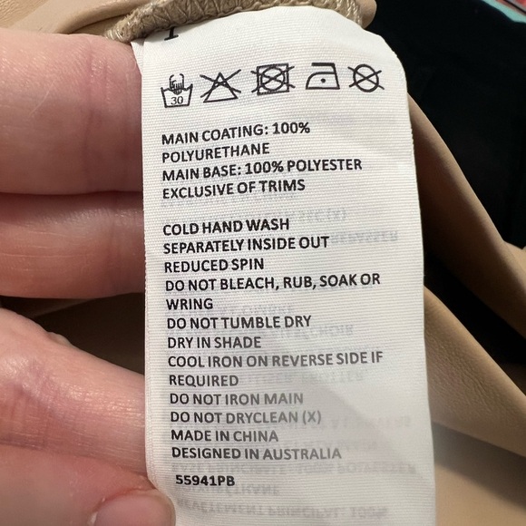 Bardot Polly Faux Leather Pants - Picture 7 of 7